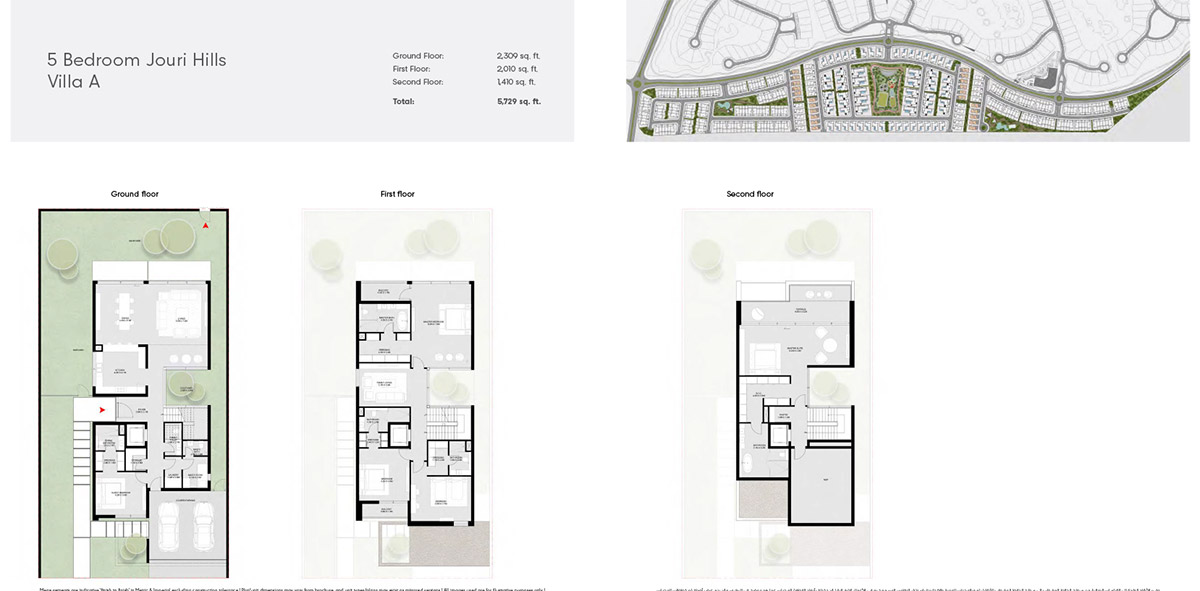 Jouri Hills 5 Bedroom Floor Plan